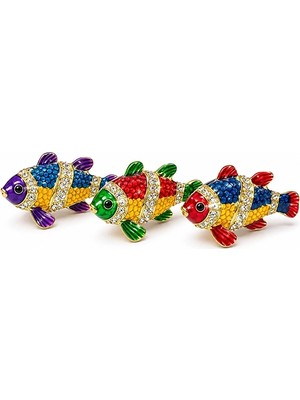 Uravas Store Swaroski Taşlı Balık ALK5730