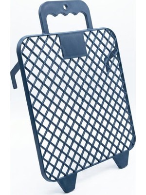 Kazan Hobi Plastik Boya Izgarası 25X30 Cm, Kova Tipi Boya Rulosu Süzme Izgarası, Saplı ve Askılı Pratik Boya Aksesuarı, Duvar ve Mobilya Boyama Ekipmanı