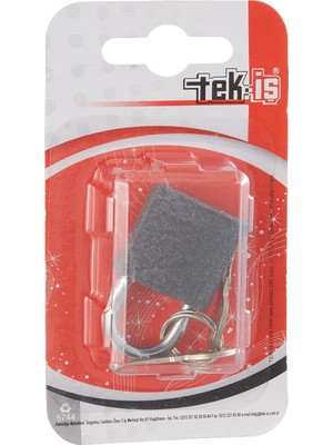 Kazan Hobi Tek-Iş 524164 Asma Kilit Gri Döküm, Gri, 25MM