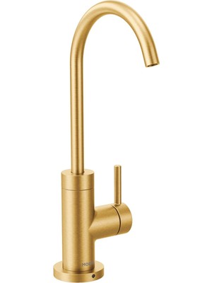 Kazan Hobi Moen S5530BG Sip Modern Içecek Musluğu, Fırçalanmış Altın