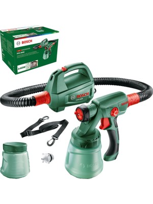 Kazan Hobi Bosch Elektrikli Boya Püskürtme Sistemi Pfs 2000 (Vernik, Cila ve Duvar Boyası Için, Kutuda)