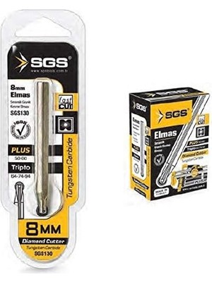 Kazan Hobi Sgs SGS130 Sgs Serami̇k&grani̇t Kesme Elmasi 8mm