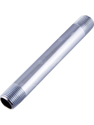 Kazan Hobi Suuply Giant OQDI5682 3/4 Inç x 6 Inç Boru Nipeli, Krom Kaplama Pirinç