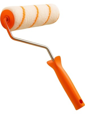 Kazan Hobi 25 cm Boya Rulosu – Geniş Yüzeyler Için Profesyonel Rulo Fırça, Ergonomik Saplı ve Dayanıklı Metal Gövdeli