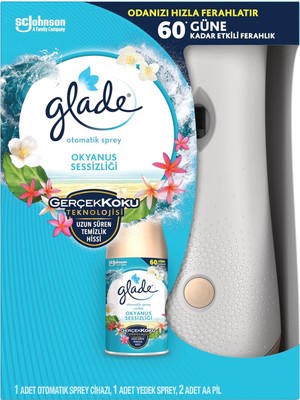 Kazan Hobi Glade Otomatik Sprey Cihazı & Yedek Okyanus Ferahlığı Sprey 269 ml