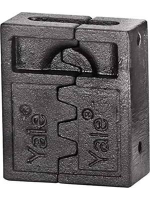 Kazan Hobi Yale Y345/80/BK Asma Kilit Koruyucusu, Siyah