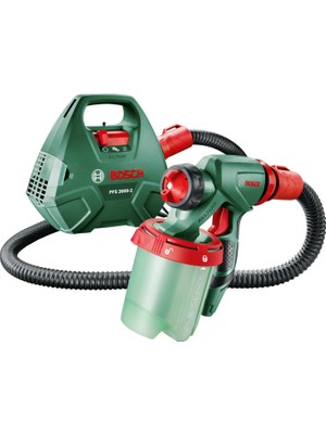 Kazan Hobi Bosch Home And Garden Elektrikli Boya Tabancası Pfs 3000-2 (650 Watt, Karton Kutuda), Ac Elektrik, 300 Ml/dak Sabit Boya Beslemesi