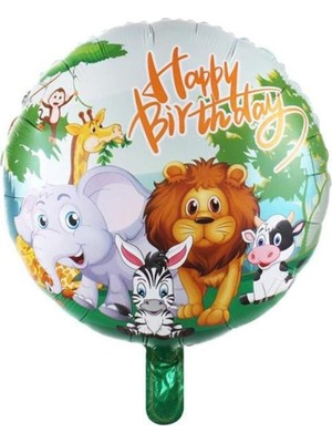 Kazan Hobi 18 Inç Yuvarlak Safari Folyo Balon DOP13318628IGO