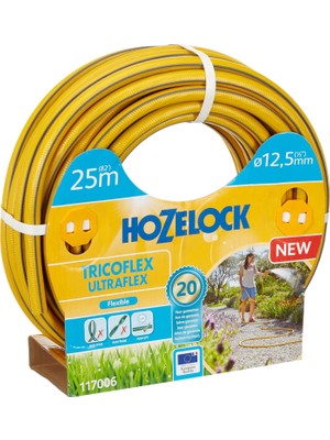 Kazan Hobi Hozelock 117006 25M Tricoflex Ultraflex 12.5mm