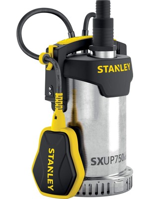 Kazan Hobi Stanley SXUP750XCE Temiz Su Için Dalgıç Pompa (750 W, Pompalama Kapasitesi Maks. 11.000 L/sa, Pompalama Yüksekliği Maks. 8,5 M) A51768 Çok Renkli