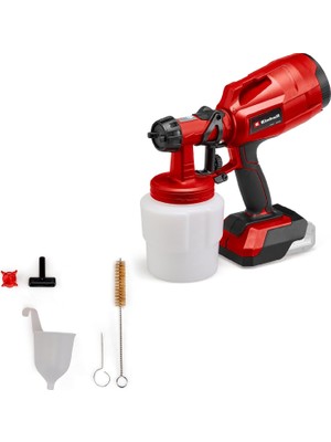 Kazan Hobi Einhell Akülü Sprey Boya Sistemi Tc-Sy 18/60 Li-Solo Power X-Change (Li-Iyon, 18 V, 650 Ml/dk Püskürtme Kapasitesi, 800 ml Boya Haznesi, 2,0 mm ve 2,5 mm Nozul Dahil) - 4260025