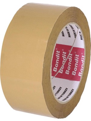 Kazan Hobi BADEM10 Bondit Koli Bandı 45 mm x 100 mt Güçlü Yapışkanlı Kopmayan Bant