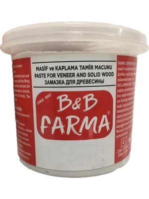 Kazan Hobi Farma Ahşap Tamir Macunu 230GR Siyah