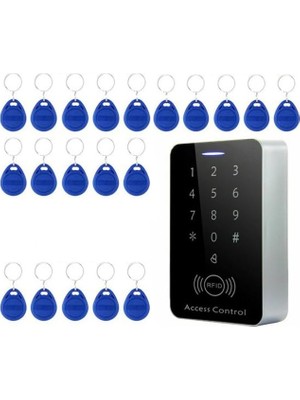 Kazan Hobi Rfid Şifreli Kapı Kilidi + 20 Adet Tag Göstergeç Anahtarlık