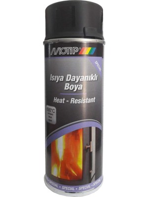 Kazan Hobi Motip Isıya Dayanıklı Mat Siyah Sprey Boya 400 ml
