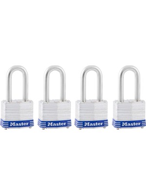 Kazan Hobi Master Lock 3qlf Dış Mekan Asma Kilit, Anahtarlı, 4 Adet Aynı Anda Kapanır