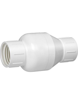Kazan Hobi Homewerks VCKP40B7B Sıralı Çek Valf, x Dişi Dişli, Pvc Çizelge 40, 1-1/2-Inç, 1,5-Inç, Beyaz