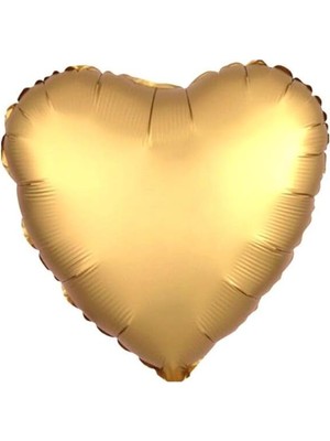 Kazan Hobi Gold Renk Kalp Folyo Balon 24 Inç
