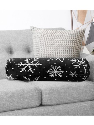 Rem Home Rengirenk Dekoratif Kırlent Kılıfı Beyaz Modern 60 x 20 cm Salon Koltuk Kanepe Yastık Kılıfı
