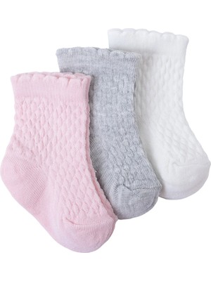 Hellobaby Kız Bebek 3lü Soket Çorap