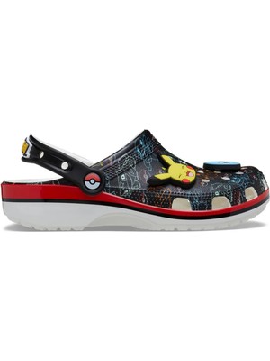 CS211343 Crocs Pokemon Print Cls Clg Terlik Siyah
