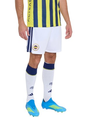 AKE4418 Adidas Fenerbah&amp;ccedil;e 26-27 I&amp;ccedil; Saha Erkek Şort ve Kapri Beyaz