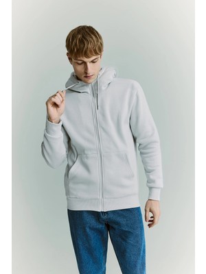 DeFacto Şişirilebilir Boyun Yastıklı Fermuarlı Sweatshirt H8716AX26AU