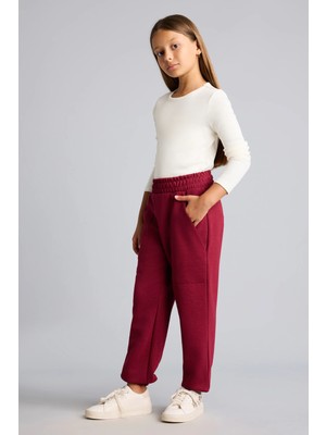 DeFacto Yama Cepli Lastikli Jogger Fit Eşofman Altı Kız Çocuk I2268A826AU