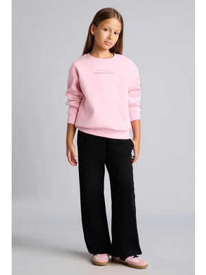 DeFacto Beli Bağcıklı Wide Leg Eşofman Altı Kız Çocuk I2264A826AU