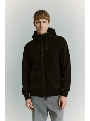 DeFacto Şişirilebilir Boyun Yastıklı Fermuarlı Sweatshirt H8716AX26AU