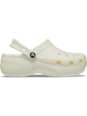 CS207241 Crocs Classic Platform Glitter Clogw Kadın Terlik Siyah