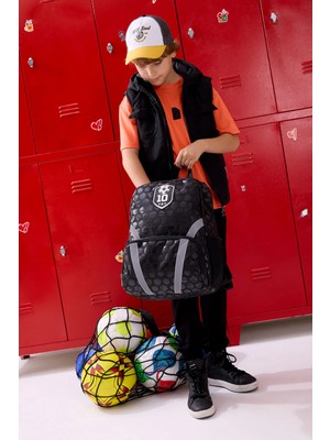 DeFacto Unisex Futbol Temalı PEtek Dokulu Sırt Çantası H9252A8NS