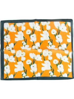 Hace Bazaar Çiçek Desenli Zr Şifon Fular 50*50 cm