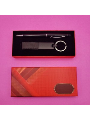 Uravas Store 17 cm Metal Kalem Siyah Touchpen ve Anahtarlık