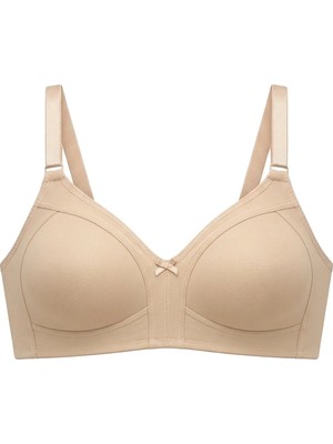 Cottonhill Bra - Fiora | Ten Büyük Beden Balensiz Pamuklu Ayarlanabilir Askılı Kadın Sütyen