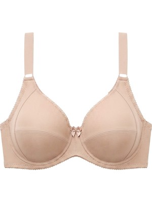 Cottonhill Bra - Novia | Ten Büyük Beden Micro Balenli Minimizer Ayarlanabilir Askılı Kadın Sütyen