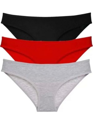 Hace Bazaar 3 Adet Süper Eko Set Likralı Kadın Slip Külot 540