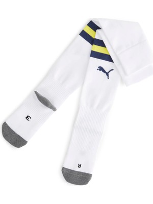 Puma Erkek Beyaz Puma Team Fsk Banded Sock Replica Beyaz Erkek Çorap