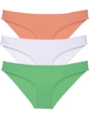 Hace Bazaar 3 Adet Süper Eko Set Likralı Kadın Slip Külot 544