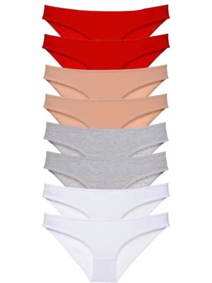 Hace Bazaar 8 Adet Süper Eko Set Likralı Kadın Slip Külot 532