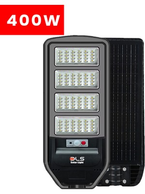 DLS Güneş Enerjili 400W Solar Bahçe Lambası IP66 Sensörlü Dış Mekan Aydınlatma 1 Parça