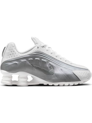 Merrell Nike Shox R4 Beyaz-Gümüş Günlük Sneaker CW2626-101  Pasha Giyim
