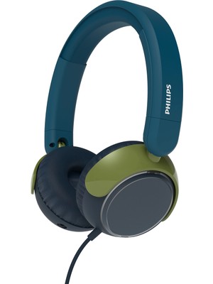 Philips TAK2000CT/00 Çocuklar İçin Kablolu Kulak Üstü Kulaklık, 85 dB Ses Sınırlayıcı, Mikrofonlu