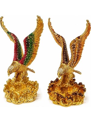 Renas Store Swaroski Taşlı Kartal Figürü Tekli ALK5756