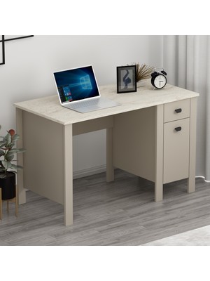 Betroya Teddy Çalışma Masası -Kumtaşı/traverten