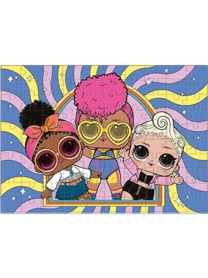 HBG Markt Lol Surprise 100 Parça Eğitici Puzzle - Mey Ithalat®