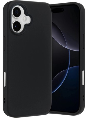 Durukar®   iPhone 17 Nano Içi Kadife Silikon - Siyah