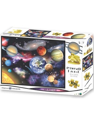 HBG Markt Mey Ithalat® Solar Sistem Puzzle 100 Parça