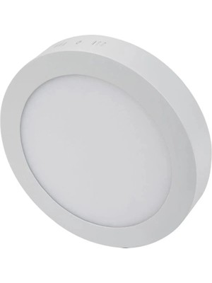 CATA CT-5233 18W Yuvarlak Sıva Üstü LED Panel Armatür Metal Kasa 6400K Beyaz Işık