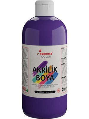 Kazan Hobi Mor Akrilik Boya 500GR